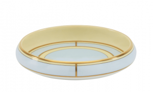 Ginori Diva Celeste Round Change Tray - 6.85"